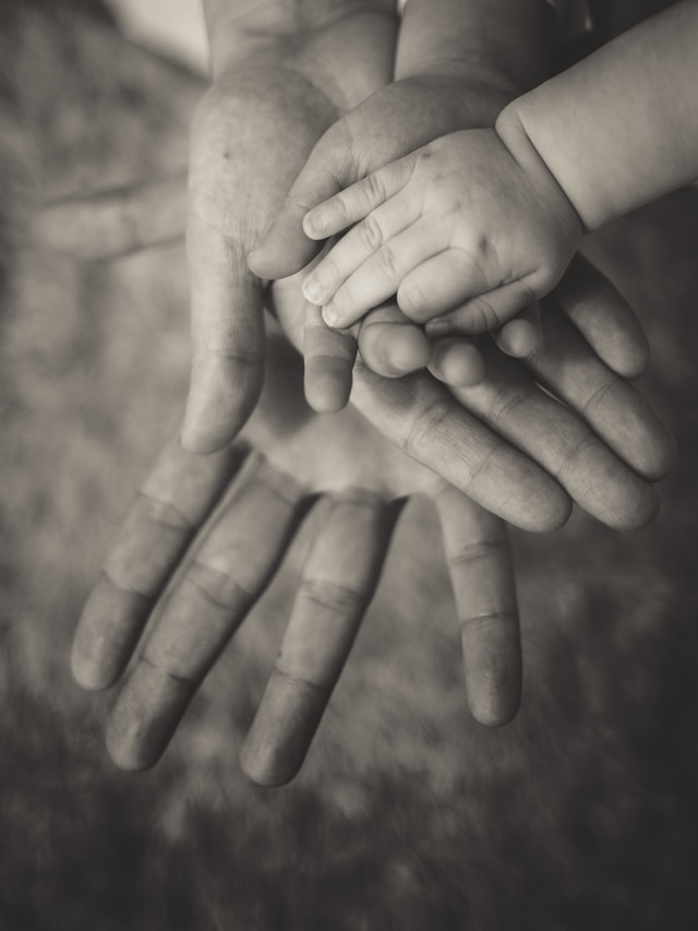 family holding hands